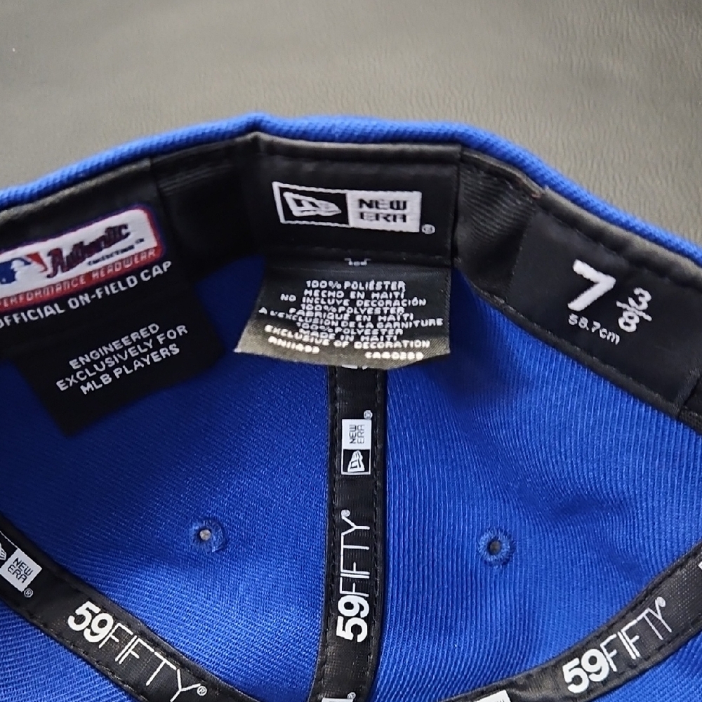 New York Mets New Era Fitted Baseball Cap Size 7 3/8 - Picture 4 of 4